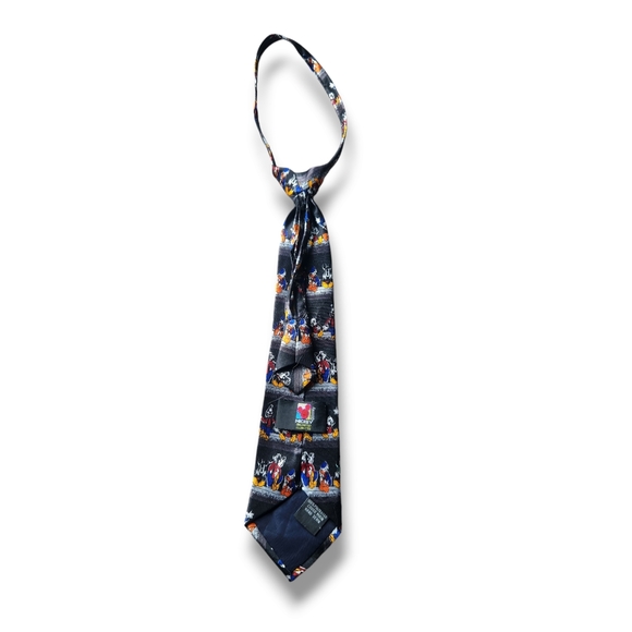 Disney Tie Kids Necktie with Mickey Mouse, Donald Duck, and Goofy - Picture 3 of 5